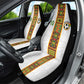 Ghana National Football Custom Car Seat Cover Kente Motifs Sporty Style - African Pride
