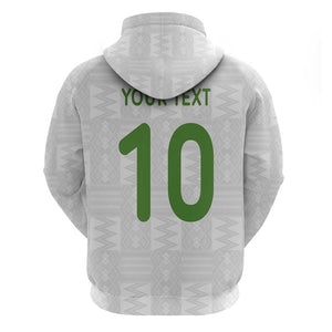 Ghana National Football Custom Hoodie Kente Motifs Sporty Style - African Pride