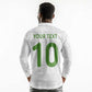 Ghana National Football Custom Long Sleeve Polo Shirt Kente Motifs Sporty Style - African Pride