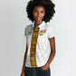 Ghana National Football Custom Women Polo Shirt Kente Motifs Sporty Style - African Pride