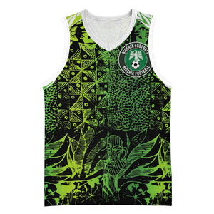 Nigeria National Football Custom Basketball Jersey Super Eagles-Shoulders Sleeves Armor LT03