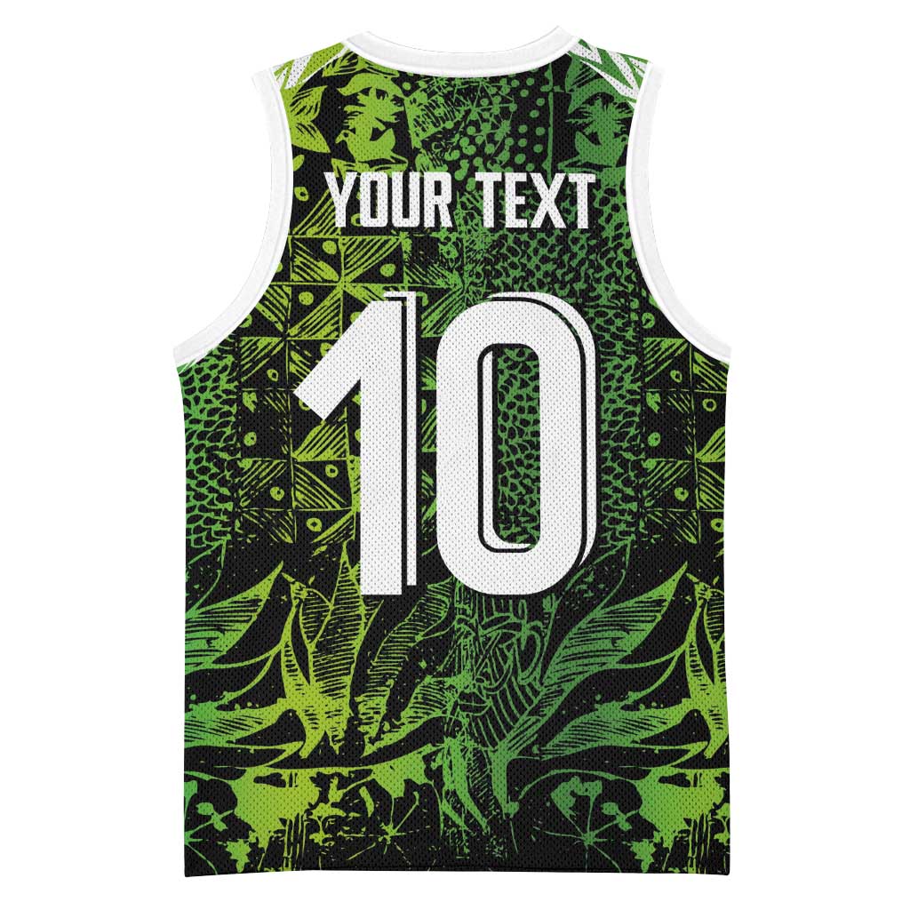 Nigeria National Football Custom Basketball Jersey Super Eagles-Shoulders Sleeves Armor LT03