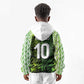 Nigeria National Football Custom Kid Hoodie Super Eagles-Shoulders Sleeves Armor - African Pride