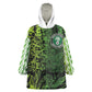 Nigeria National Football Custom Kid Wearable Blanket Hoodie Super Eagles-Shoulders Sleeves Armor - African Pride