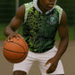 Nigeria National Football Custom Sleeveless Zip Hoodie Super Eagles-Shoulders Sleeves Armor - African Pride