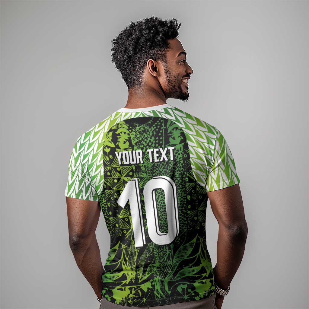 Nigeria National Football Custom T shirt Super Eagles-Shoulders Sleeves Armor - African Pride