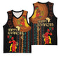 Happy Kwanzaa African Basketball Jersey - Tribal Pattern LT03