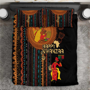 Happy Kwanzaa African Bedding Set - Tribal Pattern