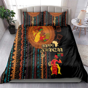 Happy Kwanzaa African Bedding Set - Tribal Pattern