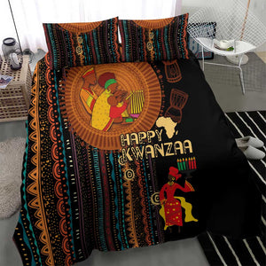 Happy Kwanzaa African Bedding Set - Tribal Pattern