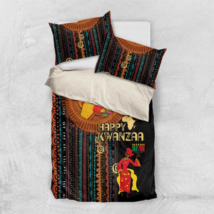 Happy Kwanzaa African Bedding Set - Tribal Pattern