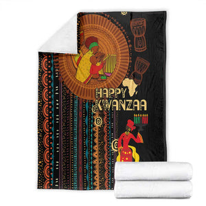 Happy Kwanzaa African Blanket - Tribal Pattern