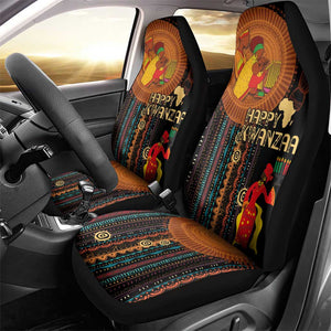 Happy Kwanzaa African Car Seat Cover - Tribal Pattern