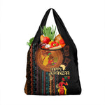 Happy Kwanzaa African Grocery Bag - Tribal Pattern