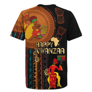 Happy Kwanzaa African Rugby Jersey - Tribal Pattern