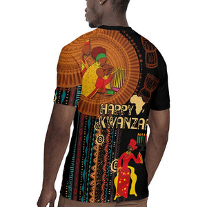 Happy Kwanzaa African Rugby Jersey - Tribal Pattern