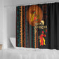 Happy Kwanzaa African Shower Curtain - Tribal Pattern