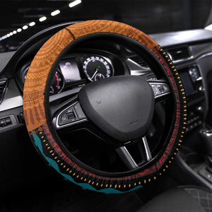 Happy Kwanzaa African Steering Wheel Cover - Tribal Pattern