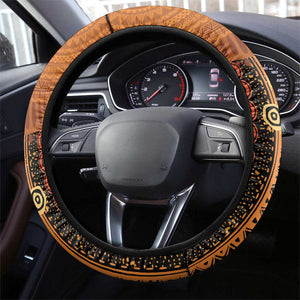 Happy Kwanzaa African Steering Wheel Cover - Tribal Pattern