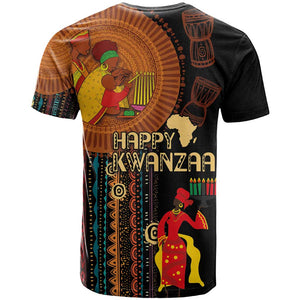 Happy Kwanzaa African T shirt - Tribal Pattern