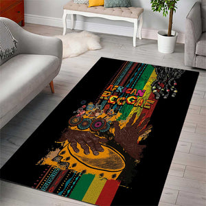 Afro-Caribbean Area Rug African and Reggae Art Music - African Pride