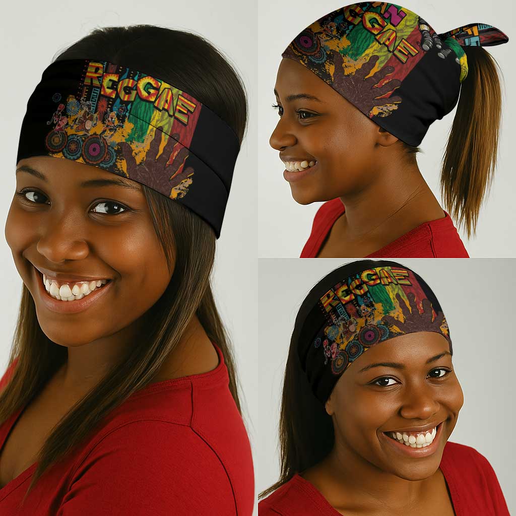 Afro-Caribbean Neck Gaiter African and Reggae Art Music LT03