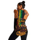 Afro-Caribbean Women Racerback Tank African and Reggae Art Music - African Pride