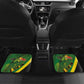 Afro Jamaica Independence Day Car Mats Swallow-tail Hummingbird with Tropical Plants - African Pride