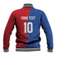 Custom Cape Verde Football 2026 Debut Baseball Jacket Blue Sharks Stand Strong