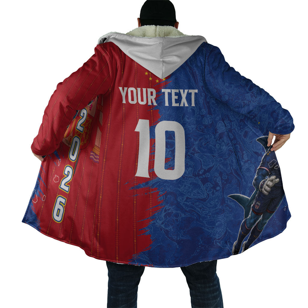 Custom Cape Verde Football 2026 Debut Cloak Blue Sharks Stand Strong
