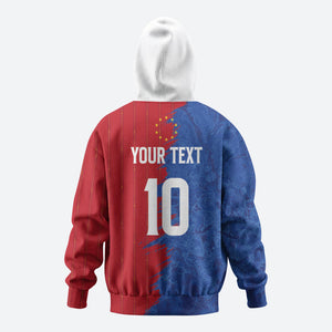 Custom Cape Verde Football 2026 Debut Hoodie Blue Sharks Stand Strong