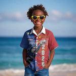 Custom Cape Verde Football 2026 Debut Kid Hawaiian Shirt Blue Sharks Stand Strong