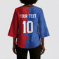Custom Cape Verde Football 2026 Debut Kimono Sleeve Blouse Blue Sharks Stand Strong