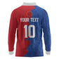 Custom Cape Verde Football 2026 Debut Long Sleeve Polo Shirt Blue Sharks Stand Strong