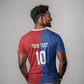 Custom Cape Verde Football 2026 Debut T shirt Blue Sharks Stand Strong