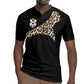 Custom DR Congo Football Rugby Jersey Leopards Texture Wild Black