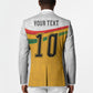 Custom Ghana Football Blazer Abstract Flag and Kente Pattern