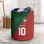 Custom Moroccan Football Laundry Basket Go Glory-The Atlas Lions - African Pride
