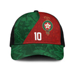 Custom Moroccan Football Baseball Net Cap Go Glory-The Atlas Lions - African Pride