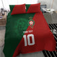 Custom Moroccan Football Bedding Set Go Glory-The Atlas Lions - African Pride
