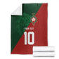 Custom Moroccan Football Blanket Go Glory-The Atlas Lions - African Pride