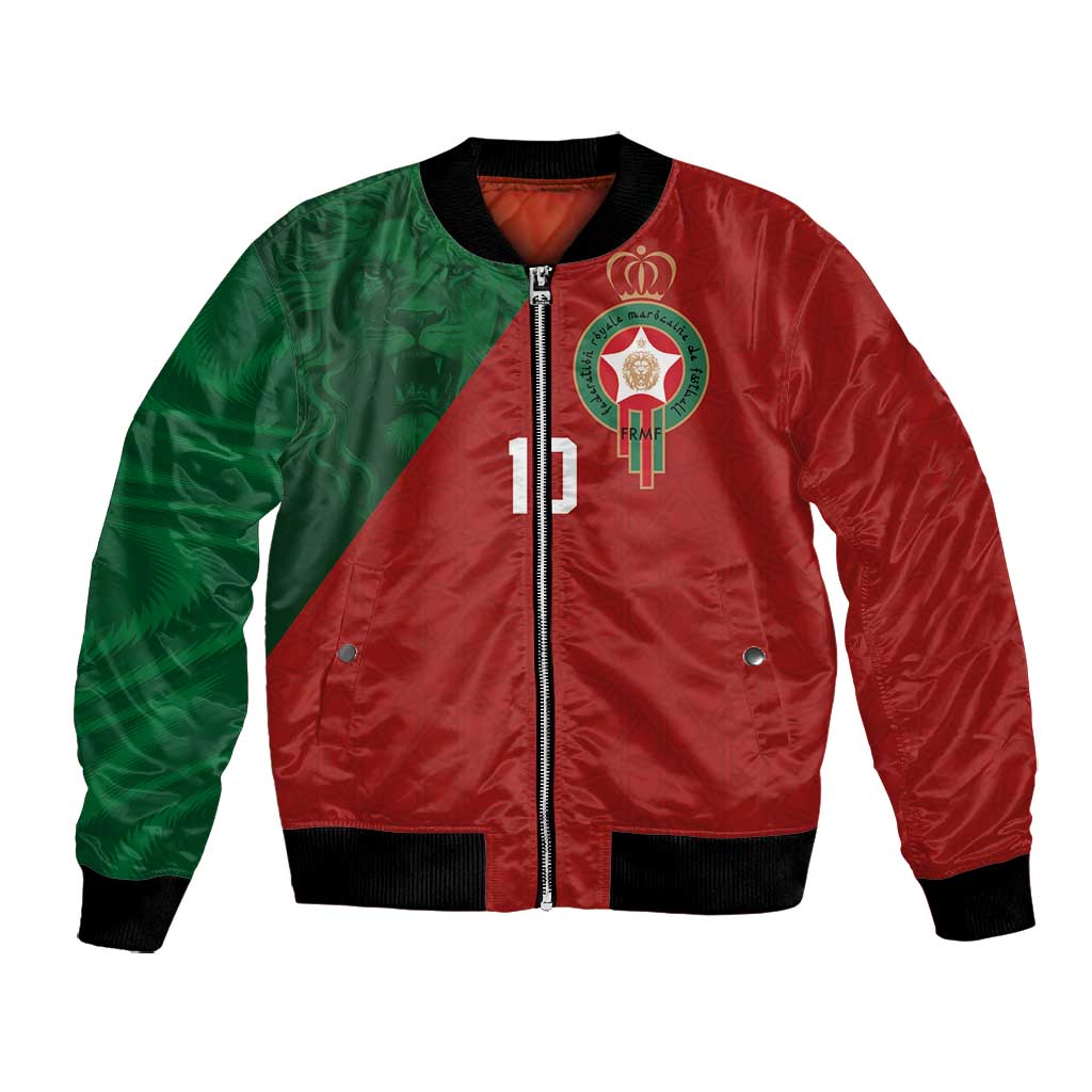 Custom Moroccan Football Bomber Jacket Go Glory-The Atlas Lions - African Pride