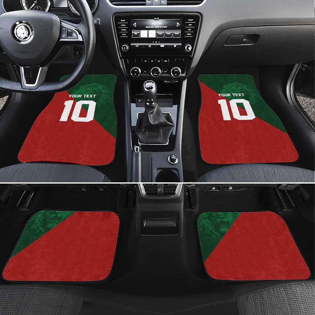 Custom Moroccan Football Car Mats Go Glory-The Atlas Lions - African Pride