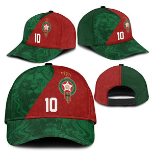 Custom Moroccan Football Classic Cap Go Glory-The Atlas Lions - African Pride