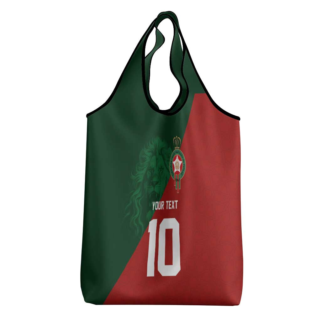 Custom Moroccan Football Grocery Bag Go Glory-The Atlas Lions - African Pride