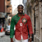 Custom Moroccan Football Long Sleeve Button Shirt Go Glory-The Atlas Lions - African Pride