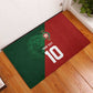 Custom Moroccan Football Rubber Doormat Go Glory-The Atlas Lions - African Pride