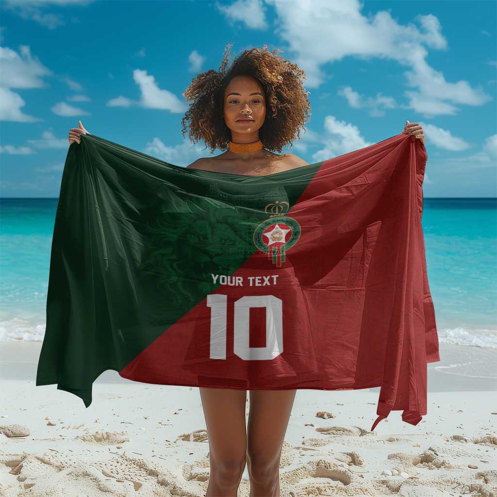 Custom Moroccan Football Sarong Go Glory-The Atlas Lions - African Pride