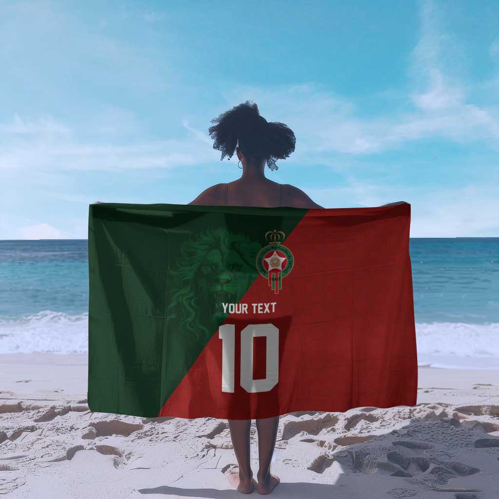 Custom Moroccan Football Sarong Go Glory-The Atlas Lions - African Pride