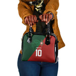 Custom Moroccan Football Shoulder Handbag Go Glory-The Atlas Lions - African Pride